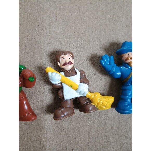 Lincoln Log Toy Figures Store Keeper Soldier Frontiersman Figures People - Picture 5 of 5